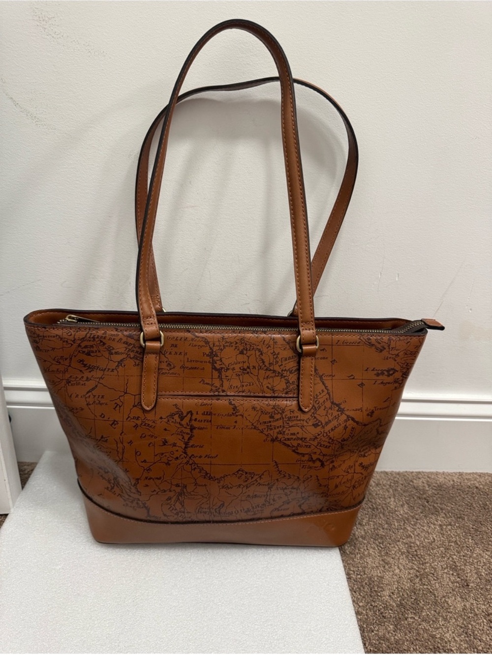 NWOT Patricia Nash European map tote shoulder bag 💼